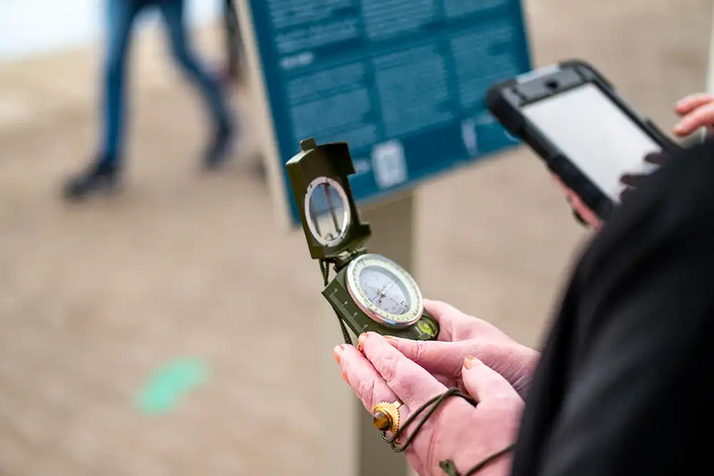 un jeu de piste pendant un team building