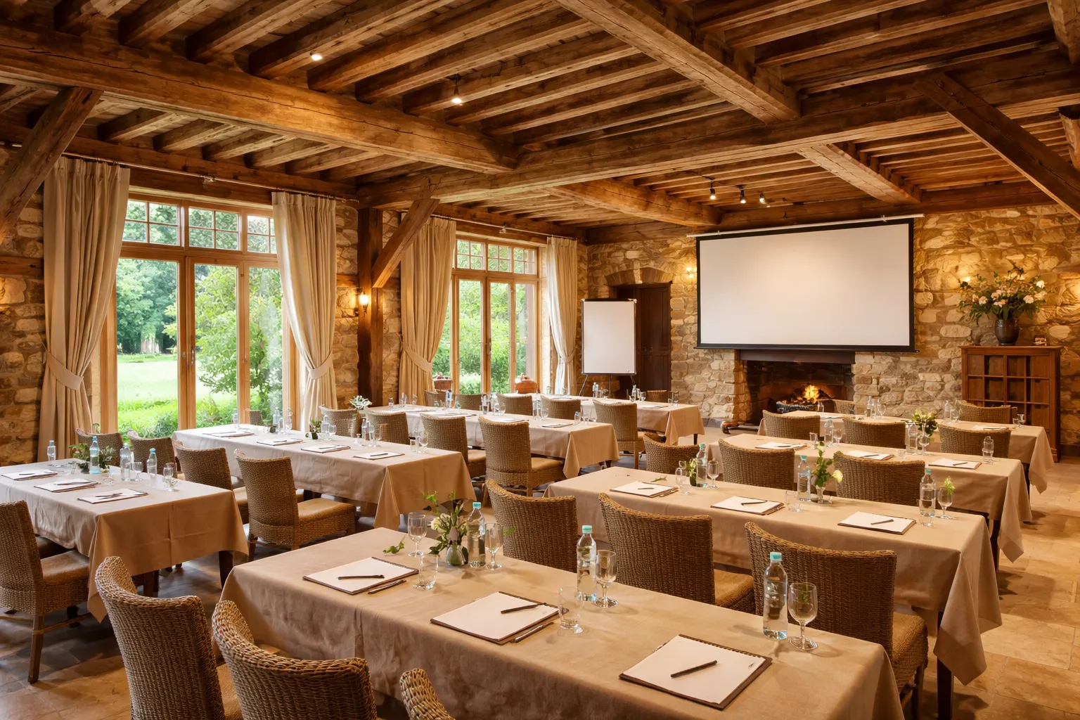 Une belle salle de séminaire en Normandie
