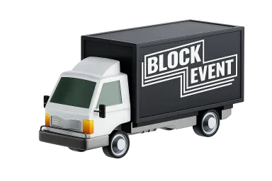 Un camion qui se déplace pour des animations de team building